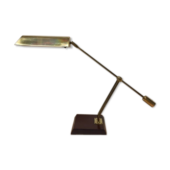 Brass and bakelite swing lamp 1980