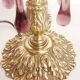Lampe de table "Art Nouveau" en bronze. Espagne, années 1940.