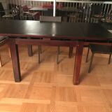 Dining room table with extension table
