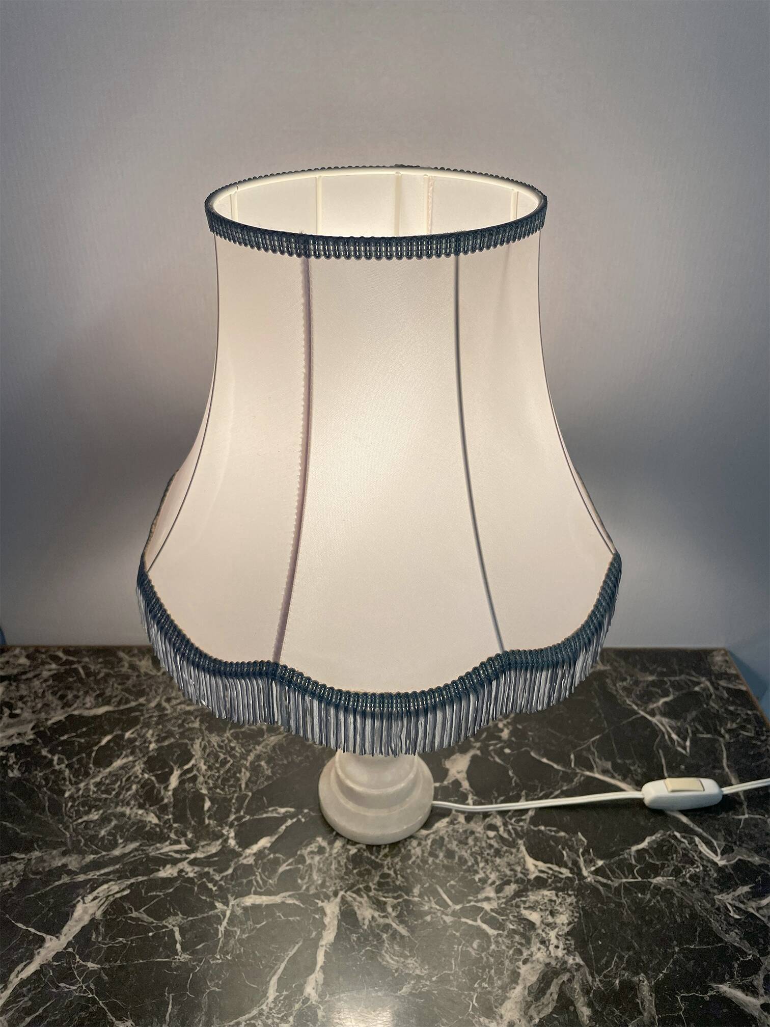 Lampe à poser salon/bureau/chambre en marbre