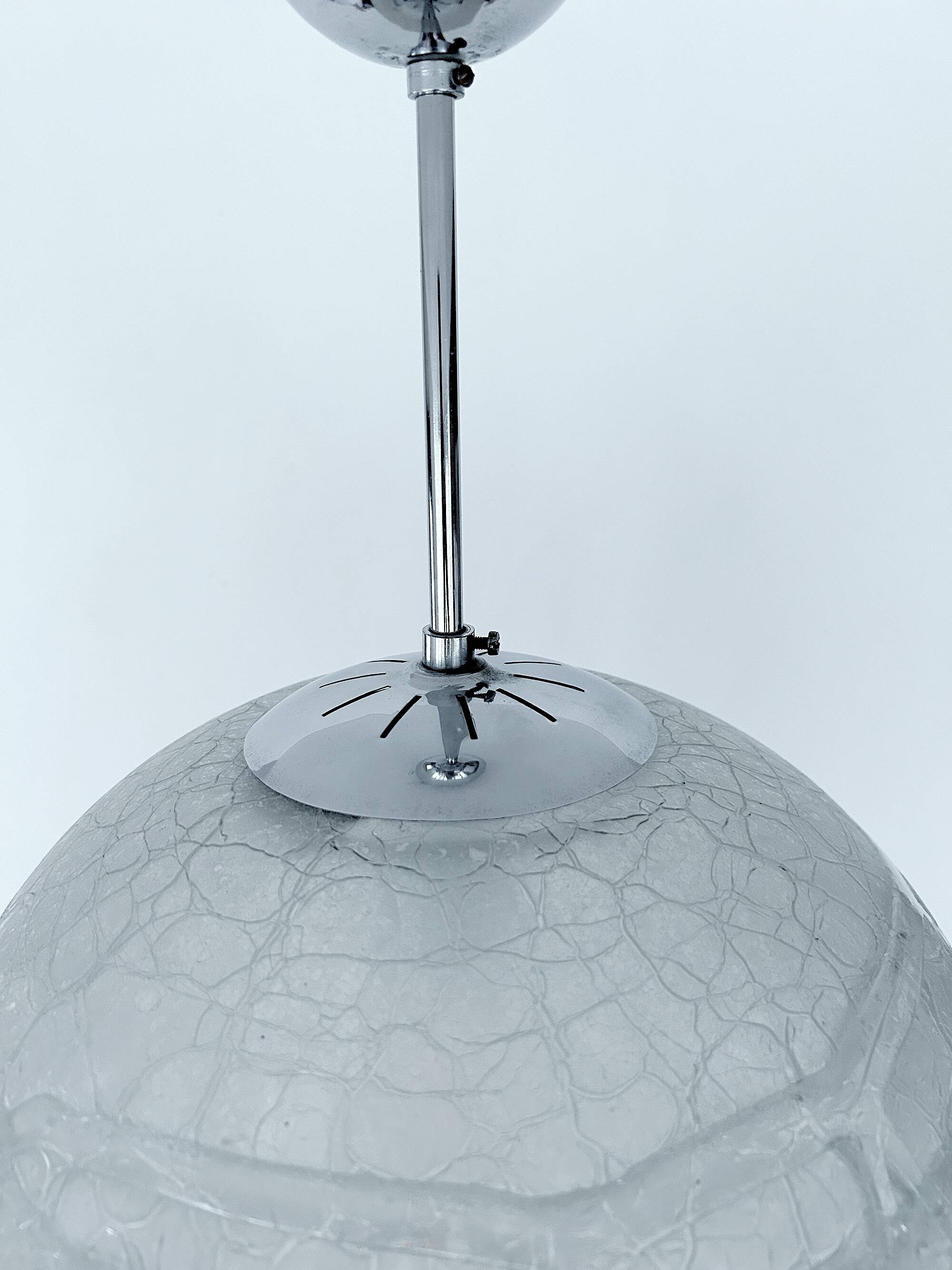 Large Vintage Murano Glass Pendant Light