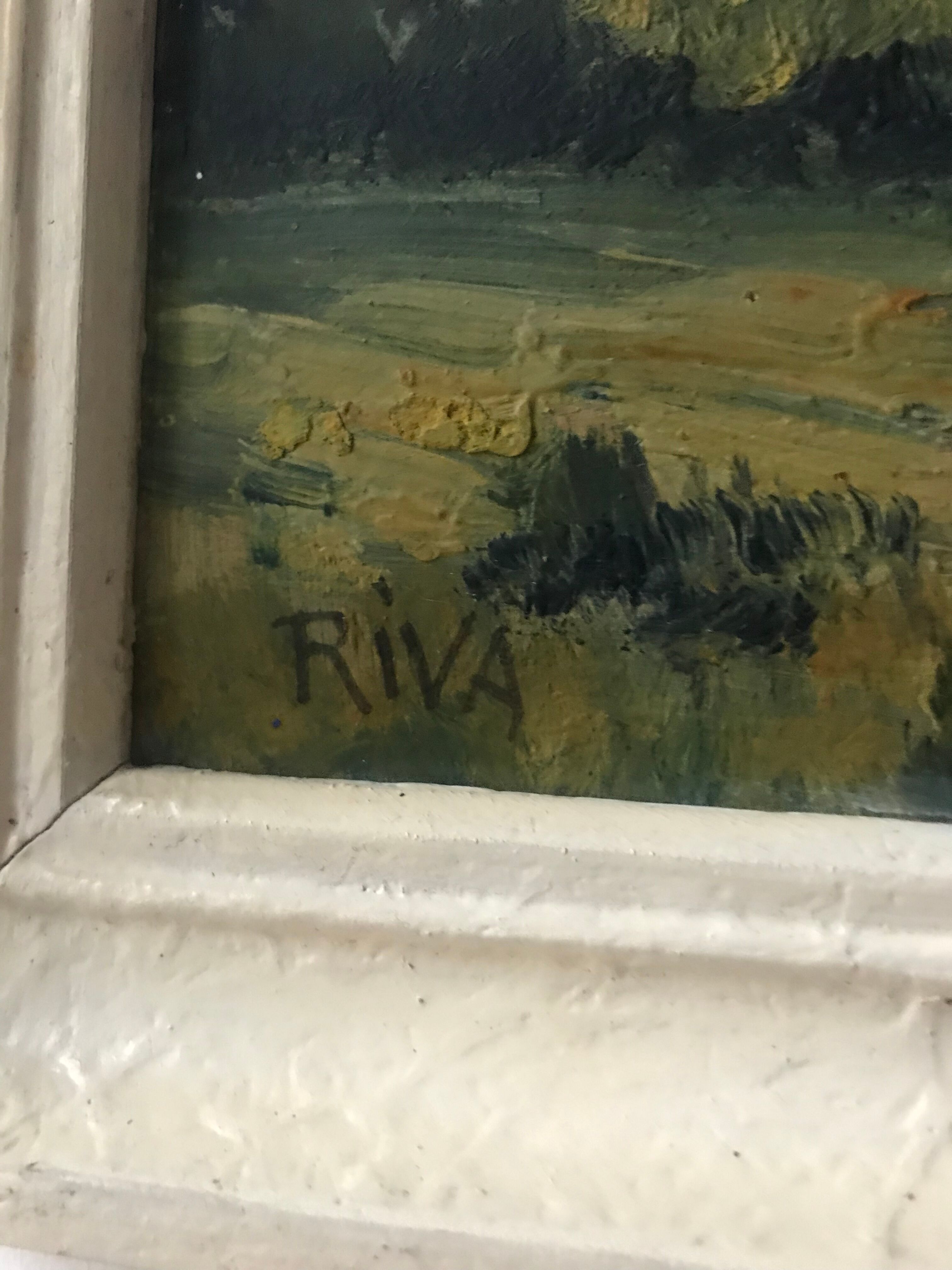 Ancient landscape oil