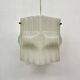 Mid-Century ice lucite pendant lamp , 1970s
