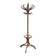 Vintage parrot coat rack in raw wood, renovated.