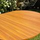 Vintage extendable round table