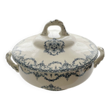 Soup tureen, Iron earth, Excelsior, E. Bourgeois, Late 19th century