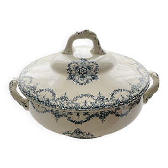 Soup tureen, Iron earth, Excelsior, E. Bourgeois, Late 19th century