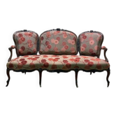 Canapé - Banquette Napoléon III  / Louis XV