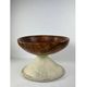 Large plate made of thuya root, Morocco, 1980s, Ø70 cm