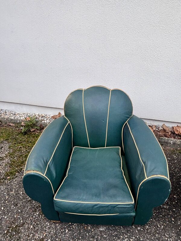 Paire de fauteuils club