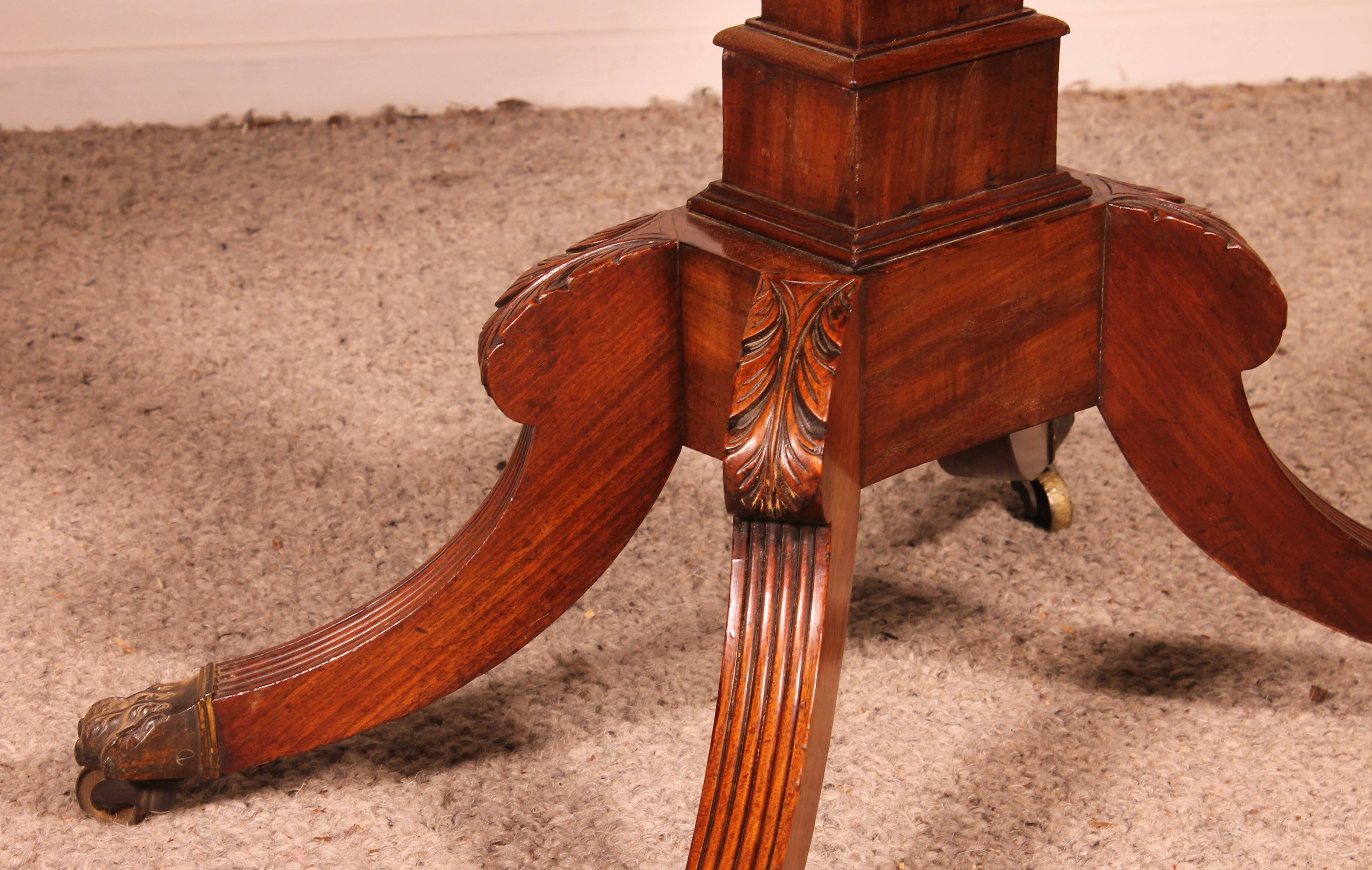 Regency Period Mahogany Game Table or Console