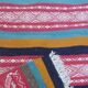Traditional ethnic carpet multicolored in pure wool 110x60cm