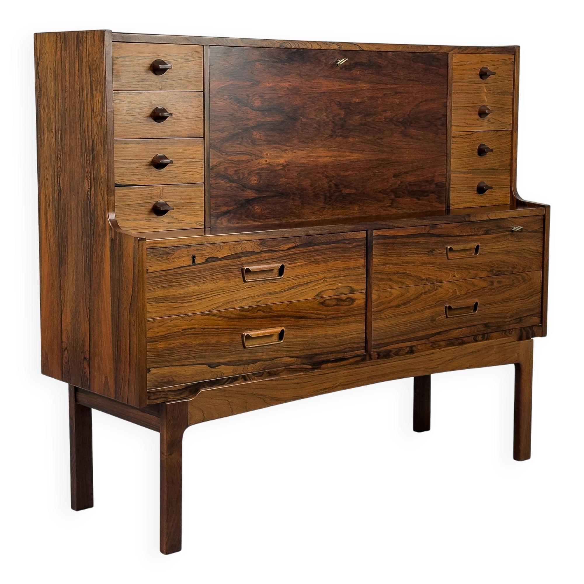 Bureau Secrétaire Mid Century par Arne Wahl Iversen pour Vinde Møbelfabrik, 1960s
