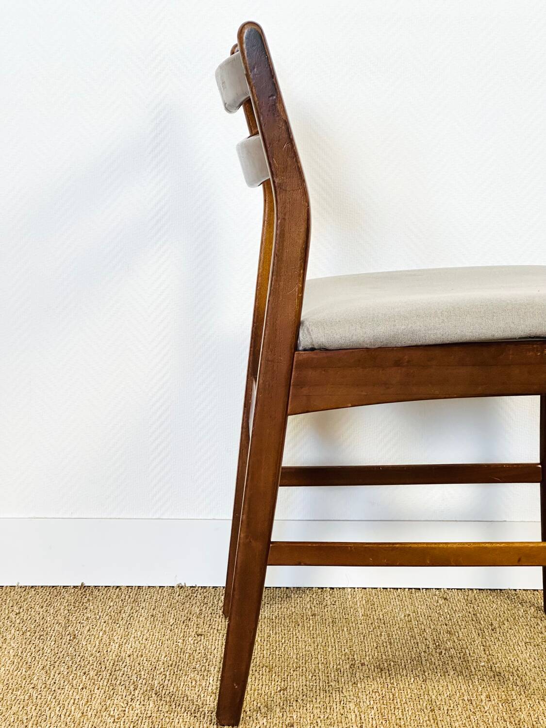 4 Scandinavian teak chairs 1960