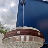 Chandelier suspension plexiglass space age vintage