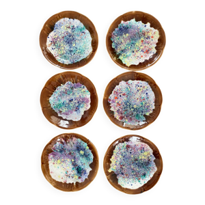 Lot de 6 assiettes plates