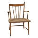 1950's dutch rattan and oak lounge / easy chair