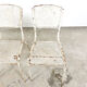 Set of three vintage industrial bistro chairs by Matieu Matego