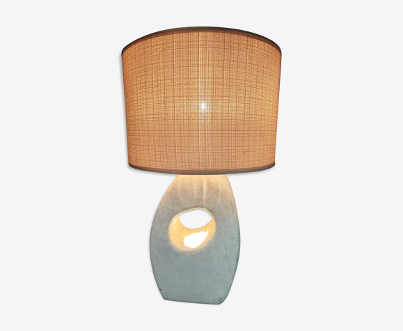 Lampe brutaliste en pierre du Lubéron, Albert Tormos circa 50/70