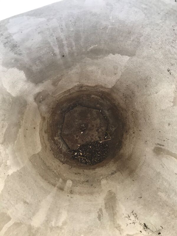 Lot de 3 pots en pierre