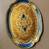 Trio of vintage Florentine trays