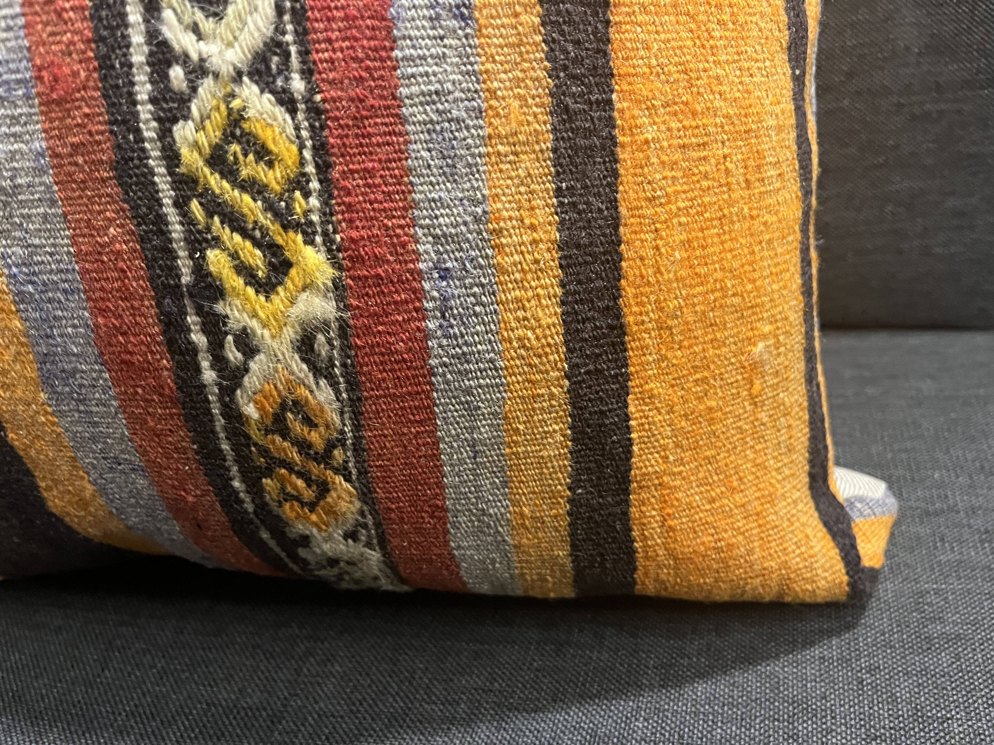 Hand woven vintage pillow cover