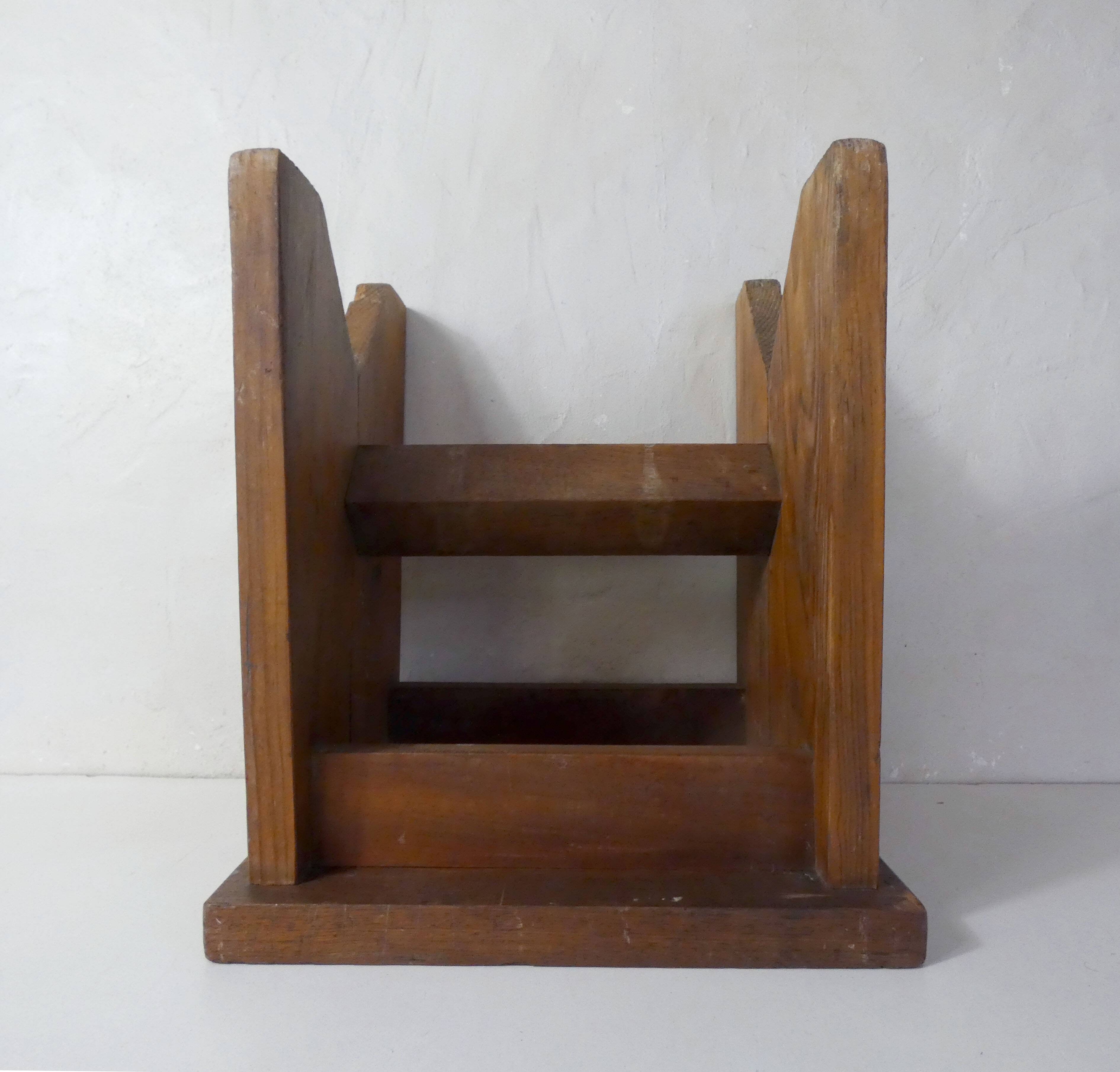 solid wood end table