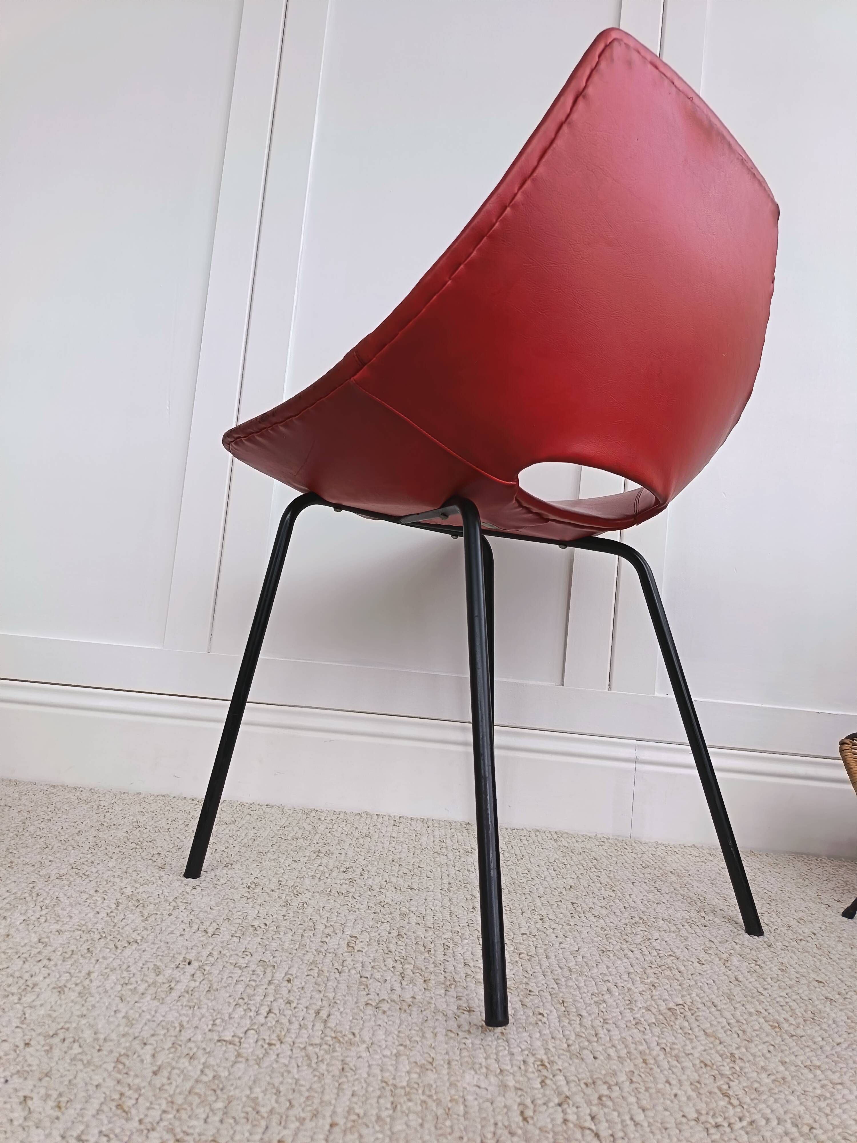 Barrel chair by Pierre Guariche for Steiner, 1950