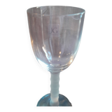 Set of two crystal glasses