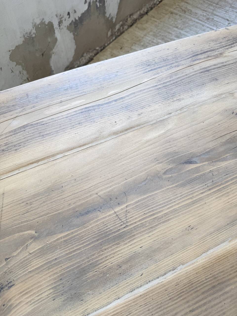 1950s pine farmhouse table 220cm