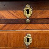 Hairdresser Louis XVI in marquetry and bronze