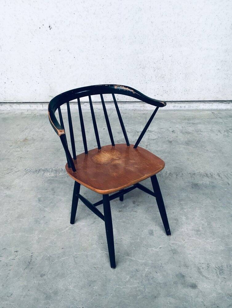 Set of Mid-Century Modern Fanett Armchairs, Denmark, 1950s