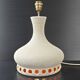 Vintage 1970s orange enamel lamp