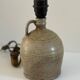 Lamp base in glazed stoneware – handmade ceramics