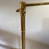 Floor lamp reader with articulated arm