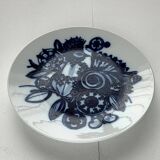 Vintage German peacock wall plate by Bjørn Wiinblad for Rosenthal, 1970s.