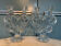 Paire de bougeoirs en cristal de Vannes