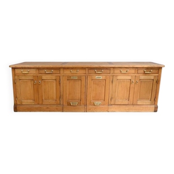 Important Meuble de Commerce en Chêne – 1920