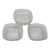 3 glass ramekins