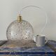 New electrified gold glitter glass pendant lamp