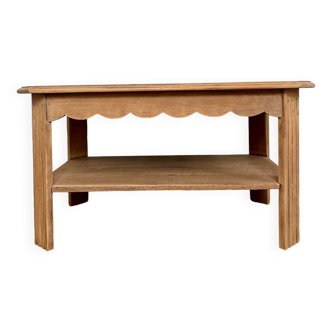 Table basse Art Déco en chêne