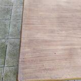 Old large square farmhouse style table