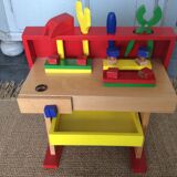 Child wooden workbench