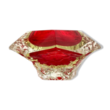 Glass ashtray by Flavio Poli for the House Murano 60'