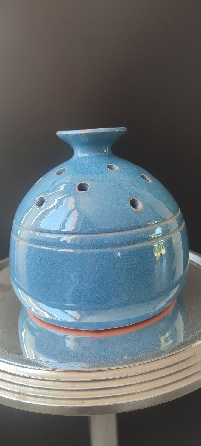 Handcrafted flower vase Pottery La Draille (Anduze)