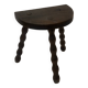 Vintage tripod stool - wooden balls