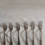 6 Ag 800 silver metal forks