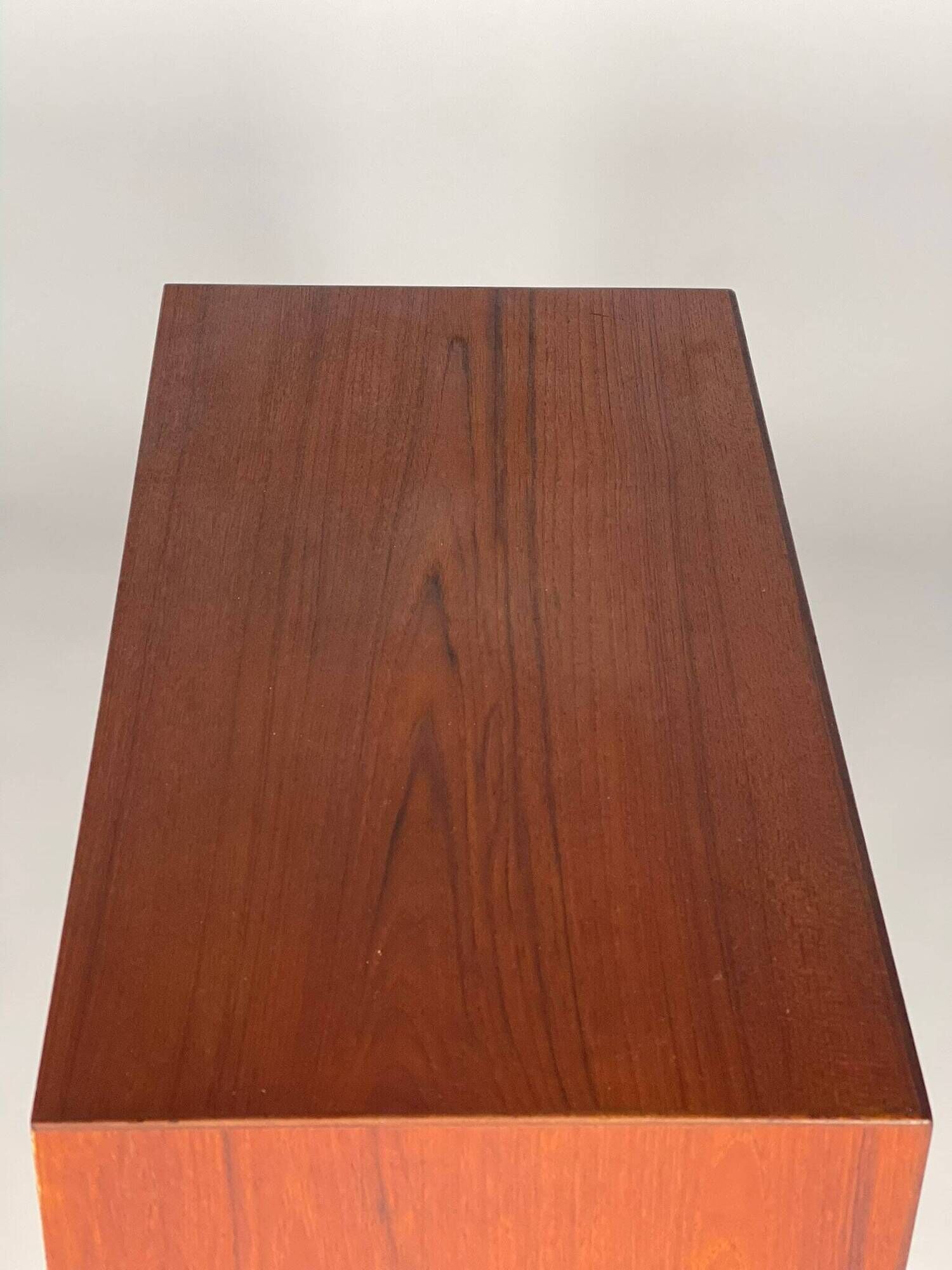 Scandinavian teak chest of drawers from the 1960s.