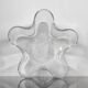 Grand vide-poche organique en verre transparent