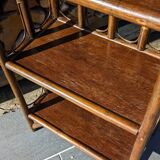 Rattan shelf bookcase